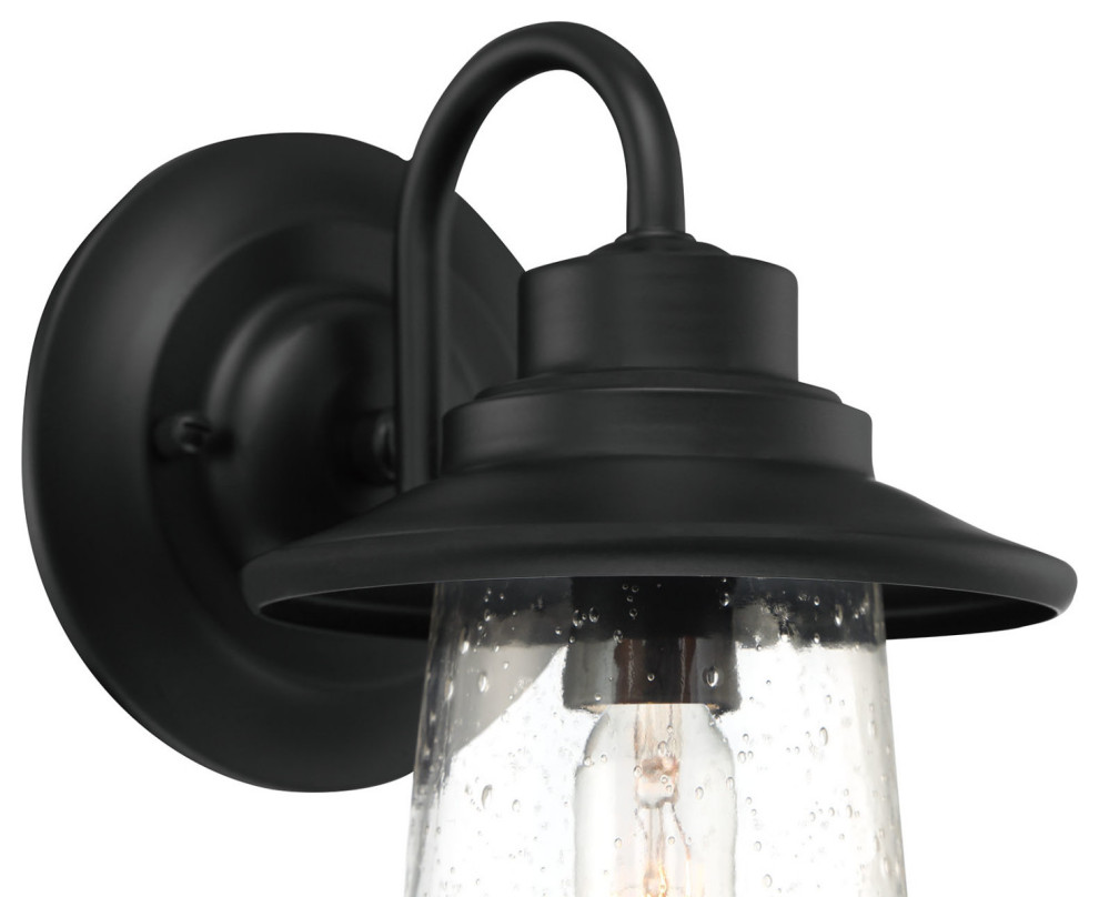 Quoizel RAD8405 Radford 9 quotTall Outdoor Wall Sconce   Industrial   Outdoor Wall Lights And Sconces   by Buildcom  Houzz