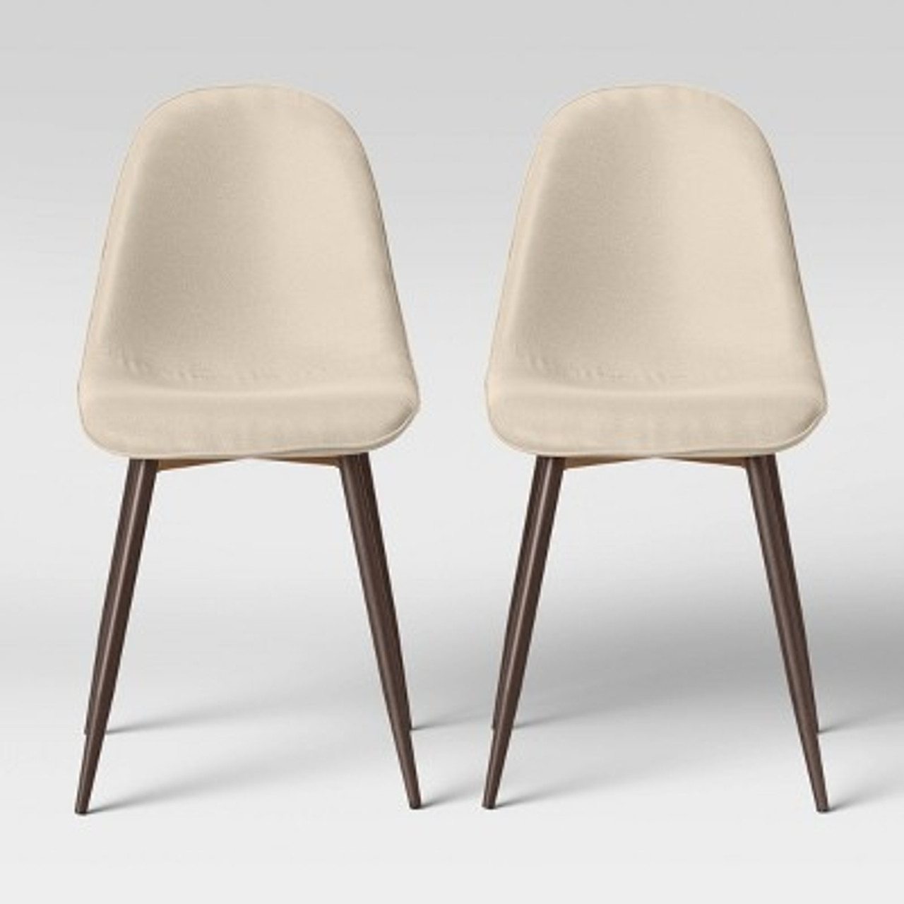 2pk Copley Armless Dining Chairs Cream - Project 62