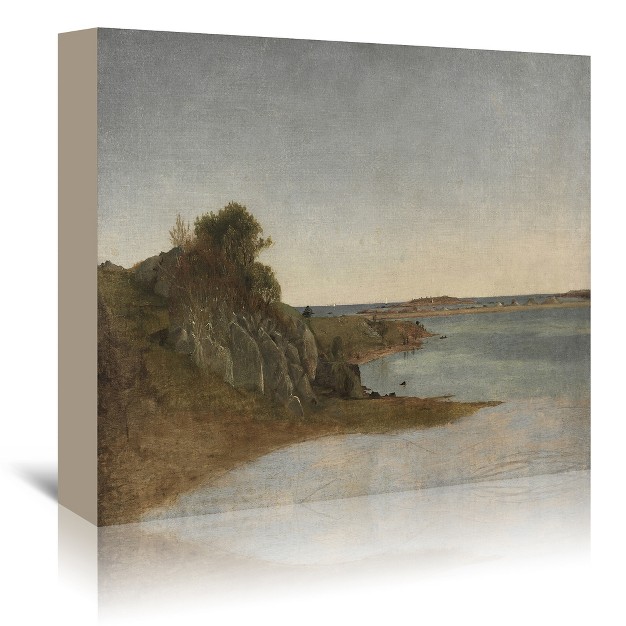 Americanflat View Near Newport By John Frederick Kensett Coastal Landscape Wall Art