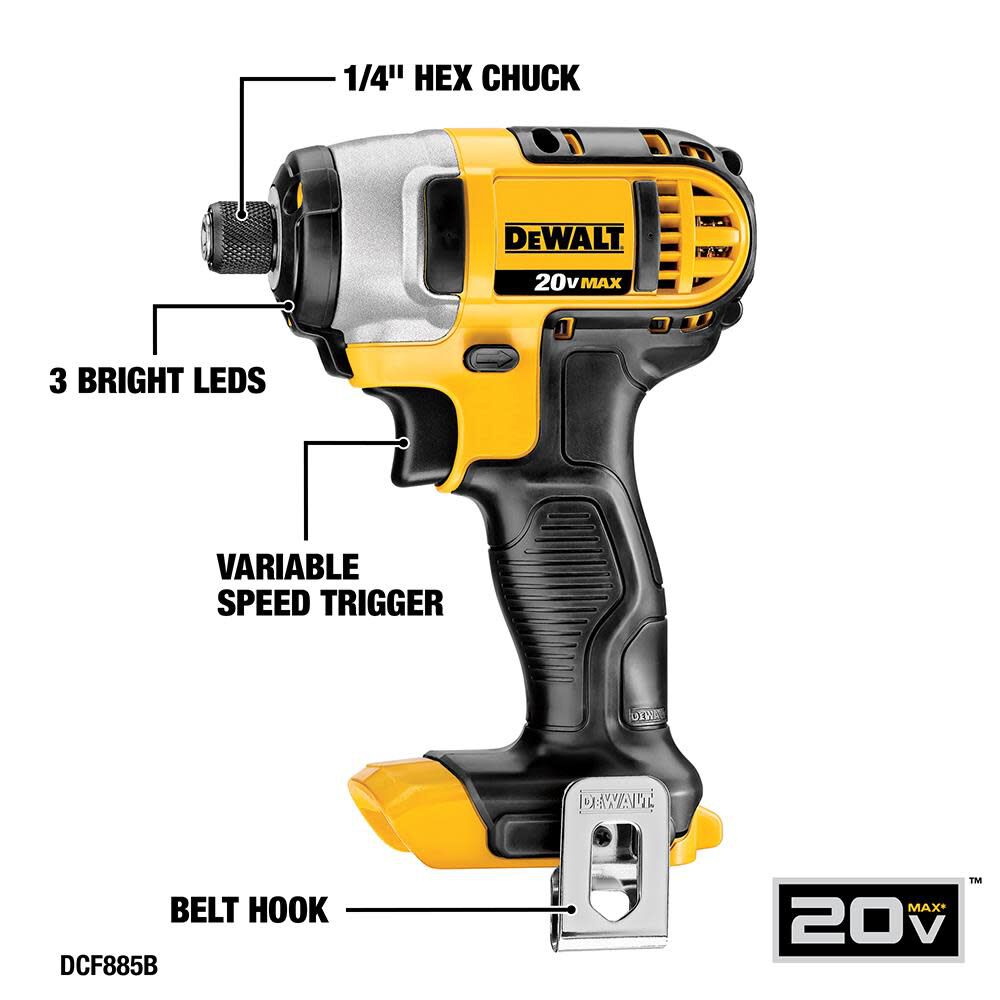 DW 20V 6 Tool Combo Kit DCK661D1M1 from DW