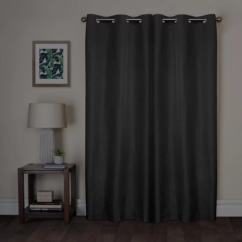 Zenna Home Smart Curtains Kelsey Light Zero 100% Blackout 2-panel Window Curtain Set