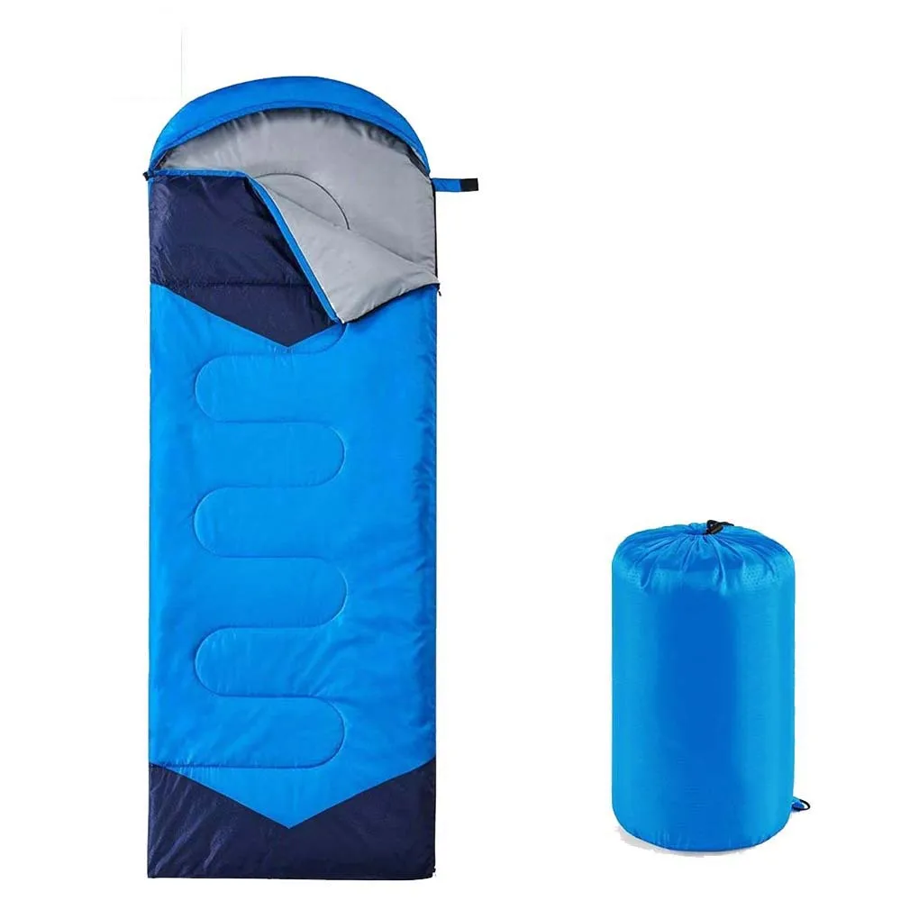 Outdoor Skin Friendly Cotton Material Cold Proof Lightweight Sleeping Bag Great For Hiking Camping