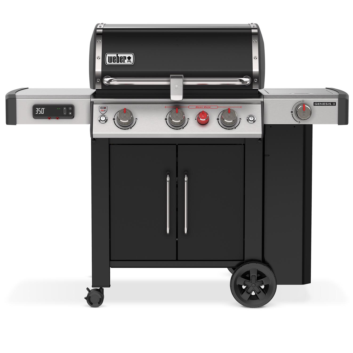 Weber Genesis II EX-335 3-Burner Propane Gas Grill， Black