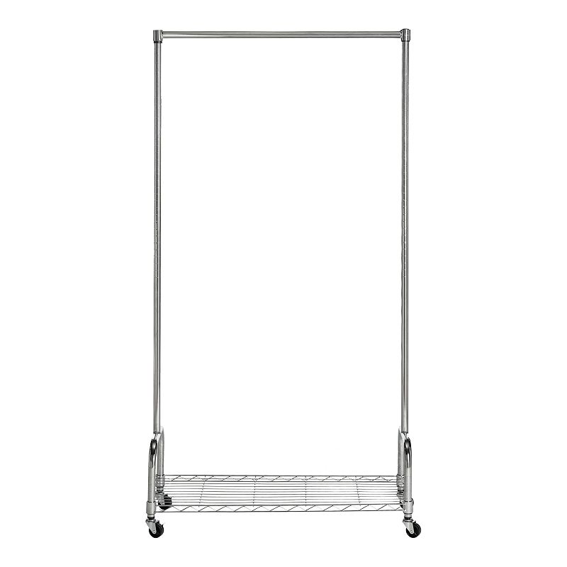 Safavieh Christian Chrome Wire Single Rod Clothes Rack