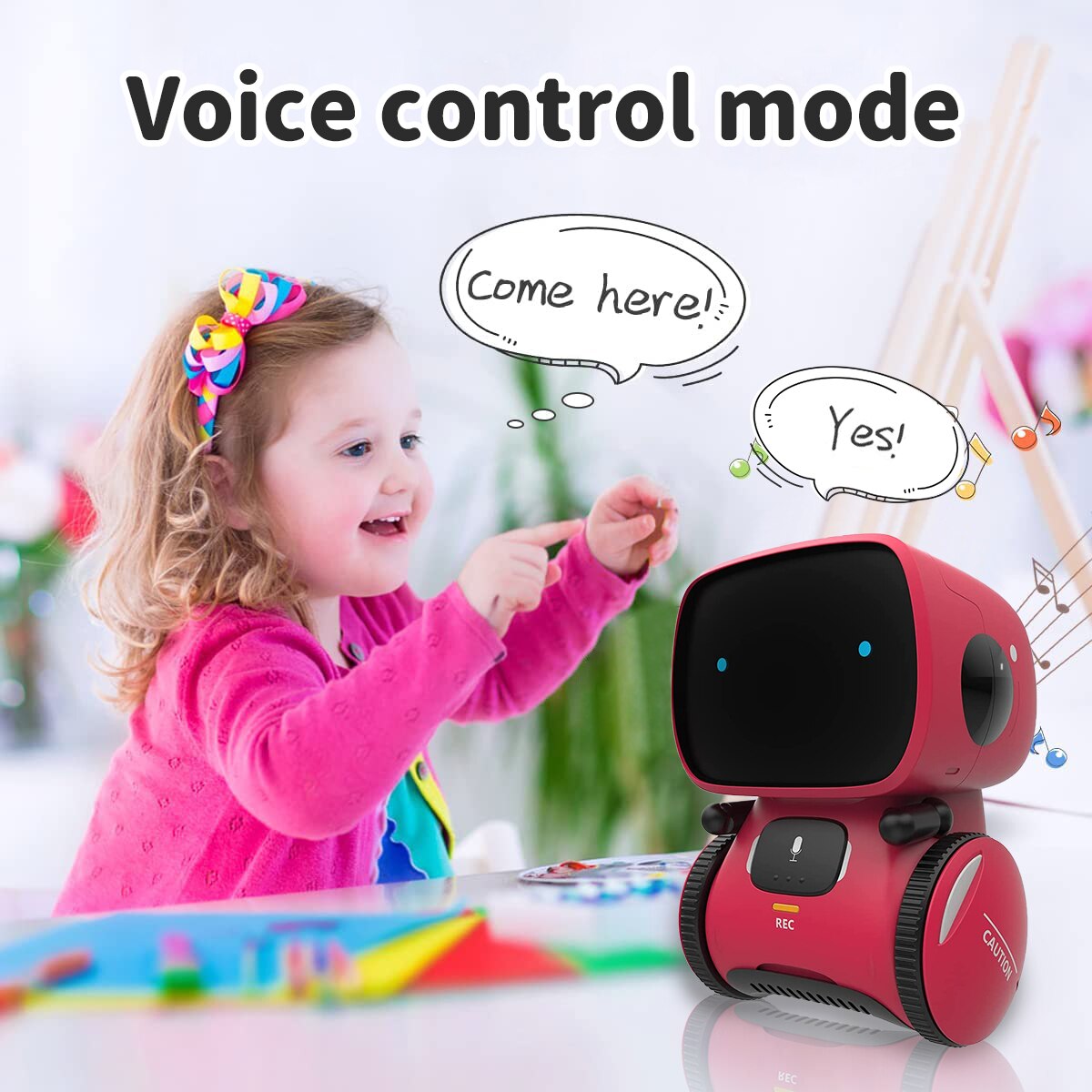 Smart Robot Friend for Kids， Touch Voice Controlled Robot that Walks Talk， AI Robot Toys for 4 5 6 7 8 9 10 Year Old Boys Girls