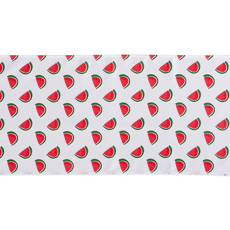 72 Outdoor Table Runner with Watermelon Printed Design