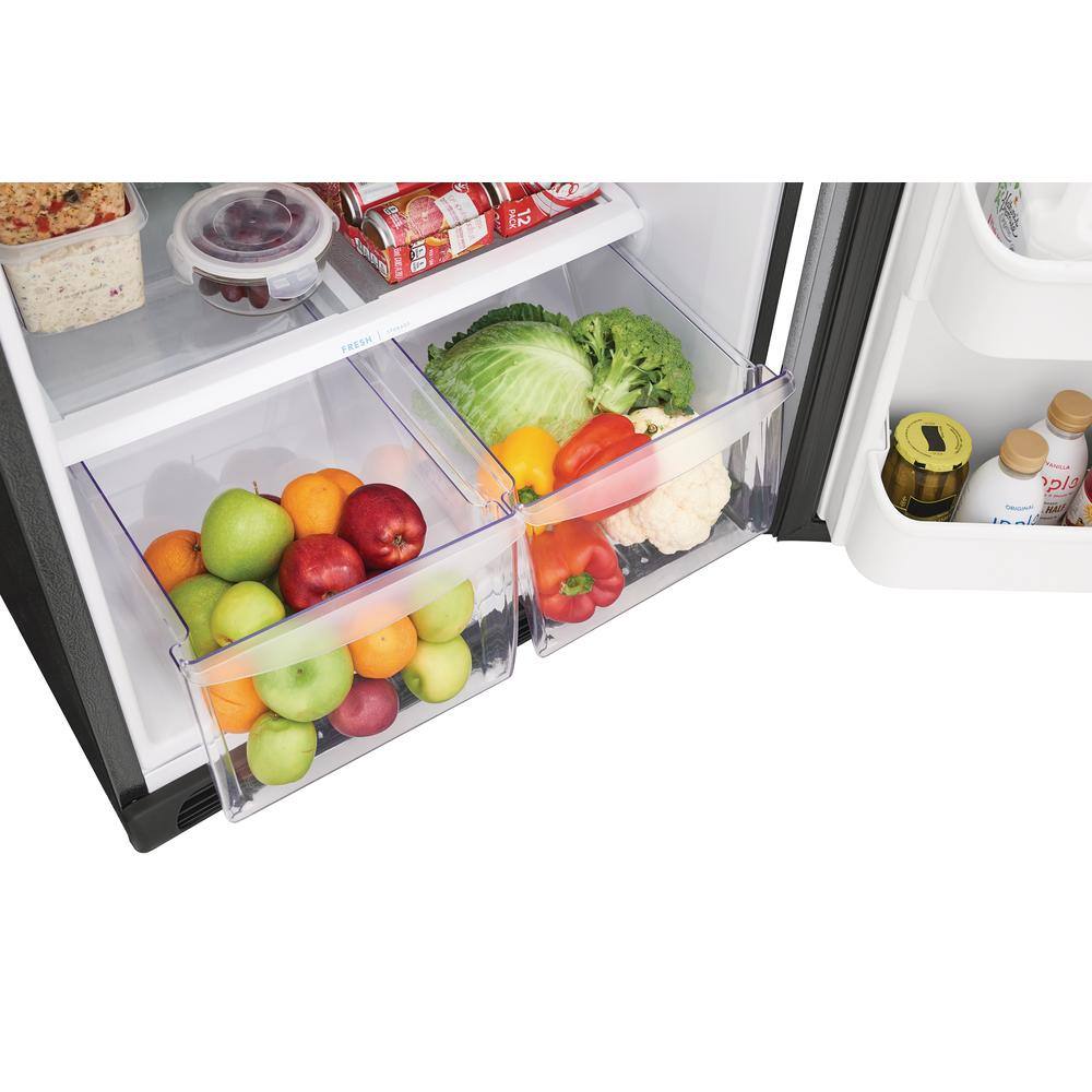 Frigidaire 30 in. 20.4 cu. ft. Top Freezer Refrigerator in Stainless Steel FRTD2021AS