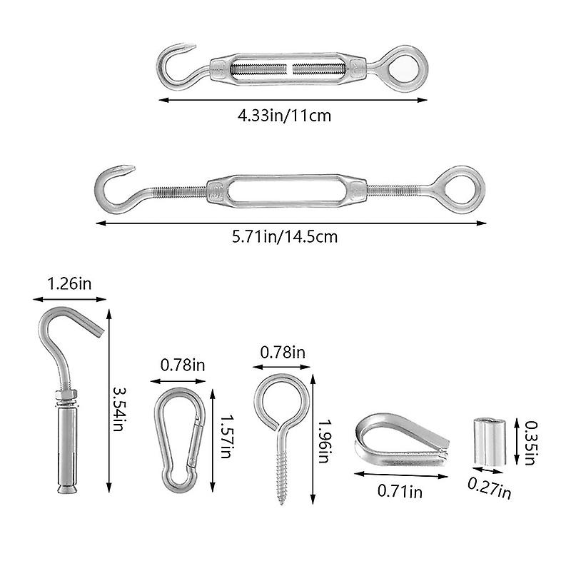 30 Meter 2mm Kit Steel Pvc Coated Flexible Wire Rope Soft Cable Transparent Stainless Steel Clothesline Hook Screws Basket Bolt