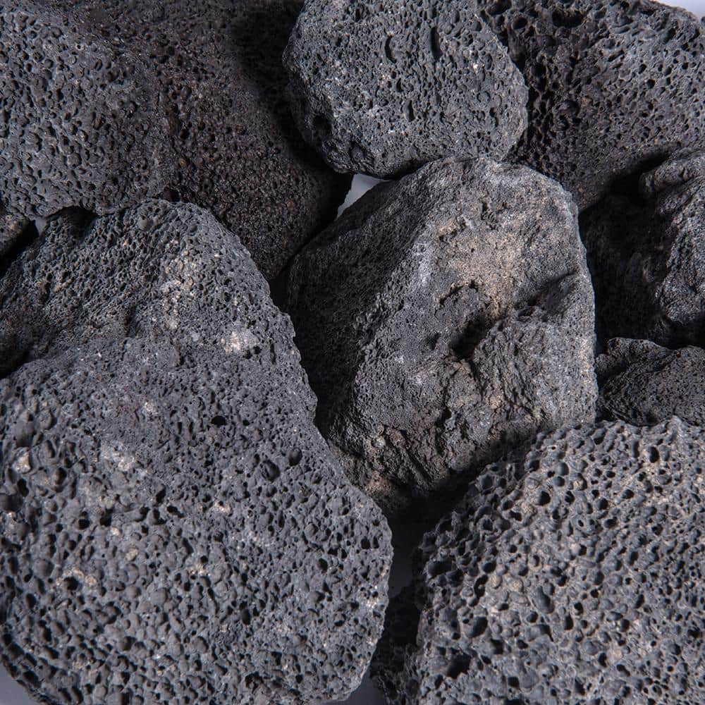 Fire Pit Essentials 10 lbs. Black Lava Rock 1 in. to 3 in. 01-0649