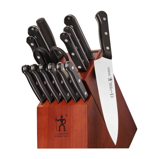 Henckels Solution Razor sharp 15 pc Knife Set German Engineered Informed By 100 Years Of Mastery Chefs Knife