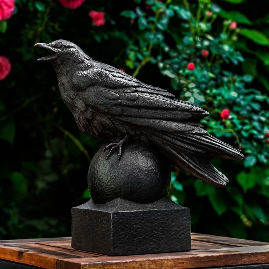 Campania International Corvus Statue