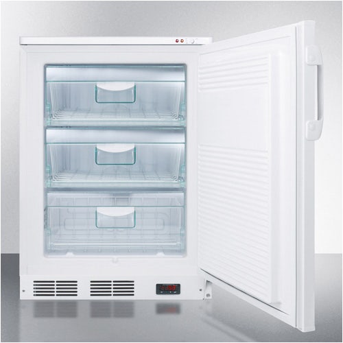 Summit Appliance VT65MLBIVAC Built-In Under-Counter， Manual Defrost， -25 C Upright Freezer For Vaccine Storage