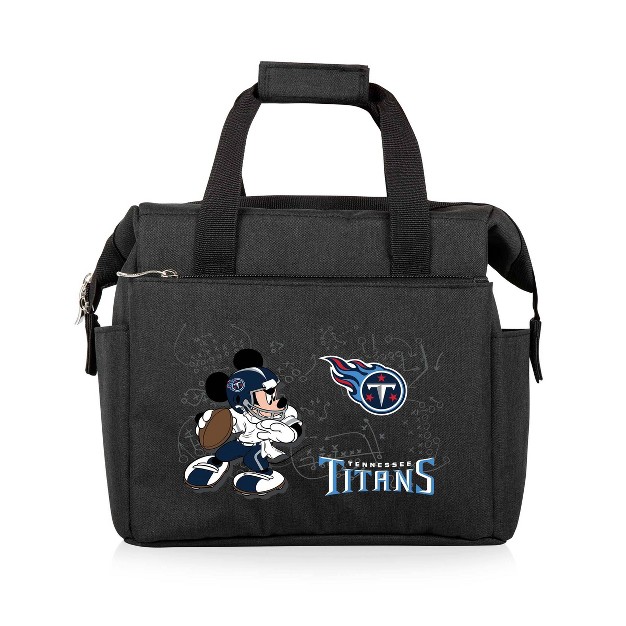 Nfl Tennessee Titans Mickey Mouse On The Go Lunch Cooler Black