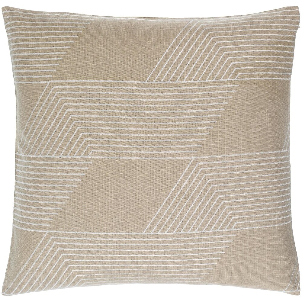 Killian Farmhouse Geometric Accent Pillow