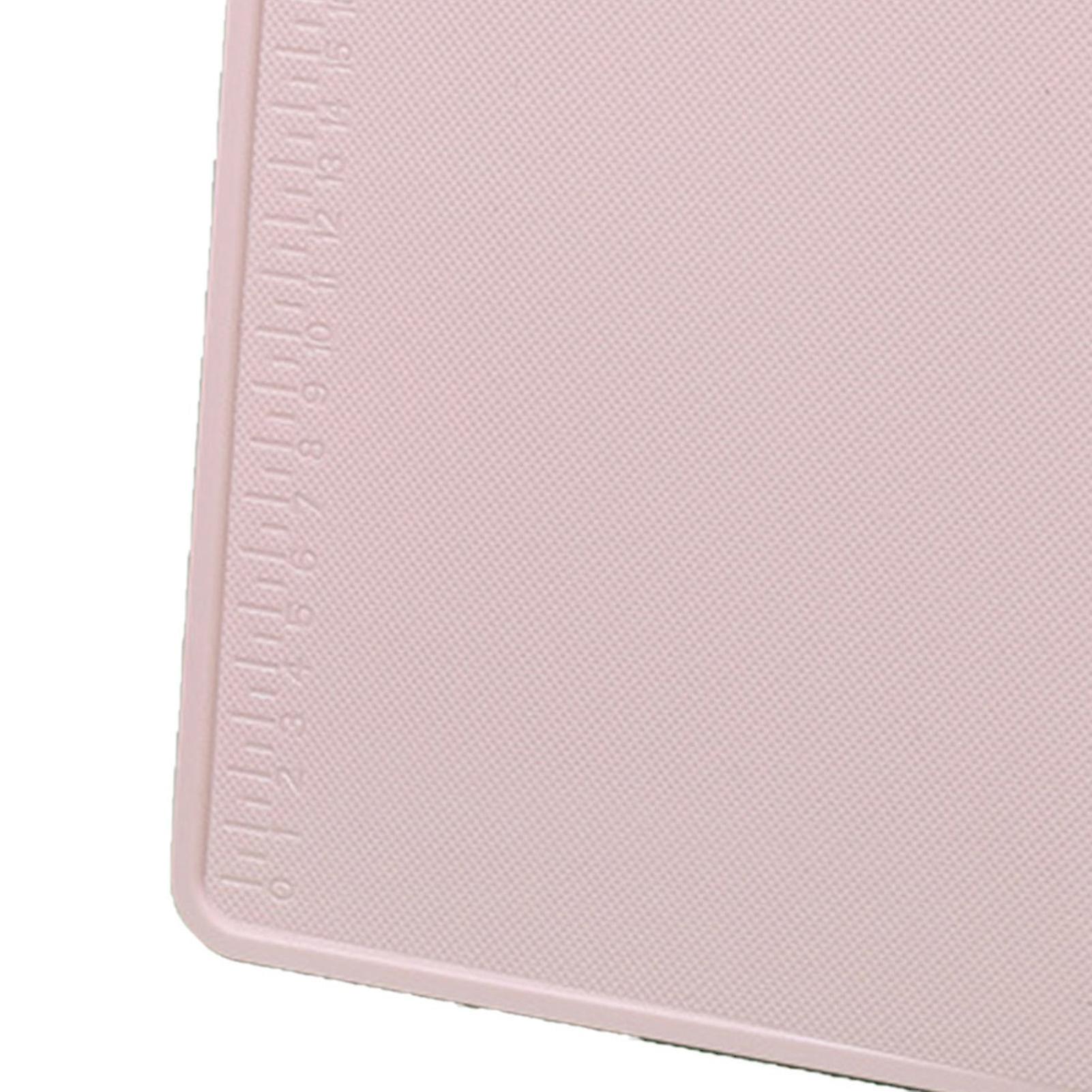 Plastic Utility Cutting Board Safe Multifunctional Portable Fruit Chopping Board With Knife Hanging Hole for Kitchen Pink