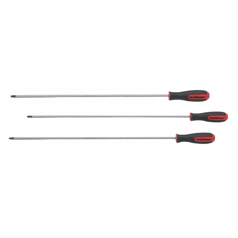 GEARWRENCH Long Torx Dual Material Screwdriver Set (3-Piece) and#8211; XDC Depot