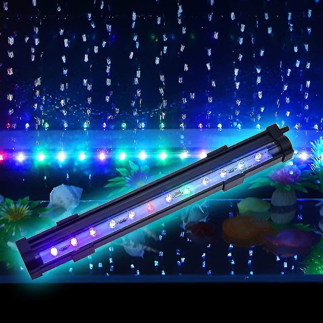 2 Watt Aquarium Fish Tank Air Stone With Automatic Color Changing Led Light (length -10