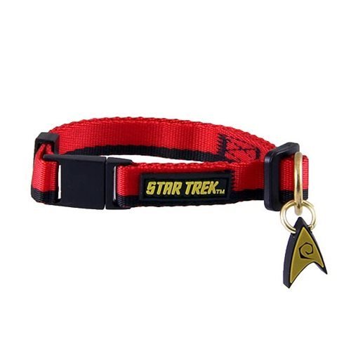 Pets Supply - Cat Collar - Star Trek - Uniform Red New STOP277