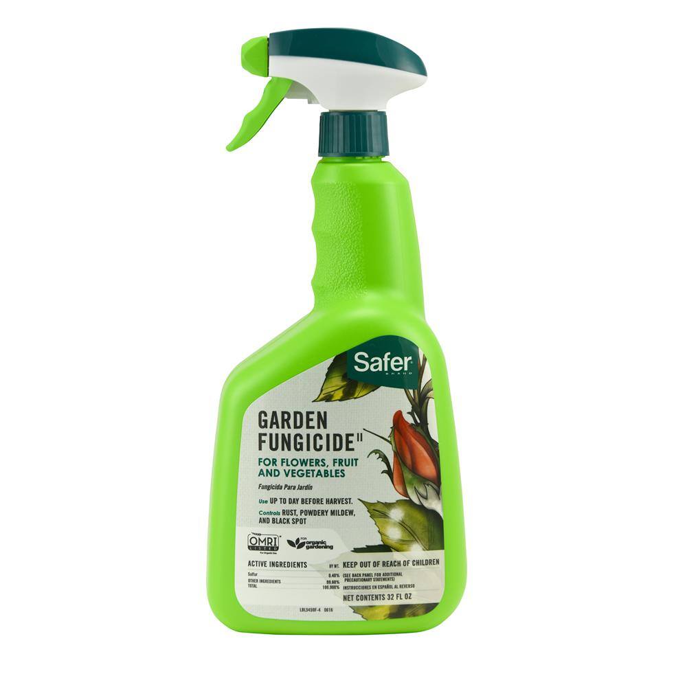 Safer Brand 32 oz. Garden Fungicide Control Ready-to-Use Spray 5450-6