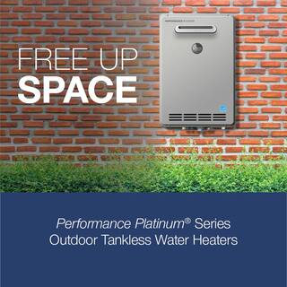 Rheem Performance Platinum 9.5 GPM Liquid Propane High Efficiency Outdoor Tankless Water Heater ECOH200XLP-2