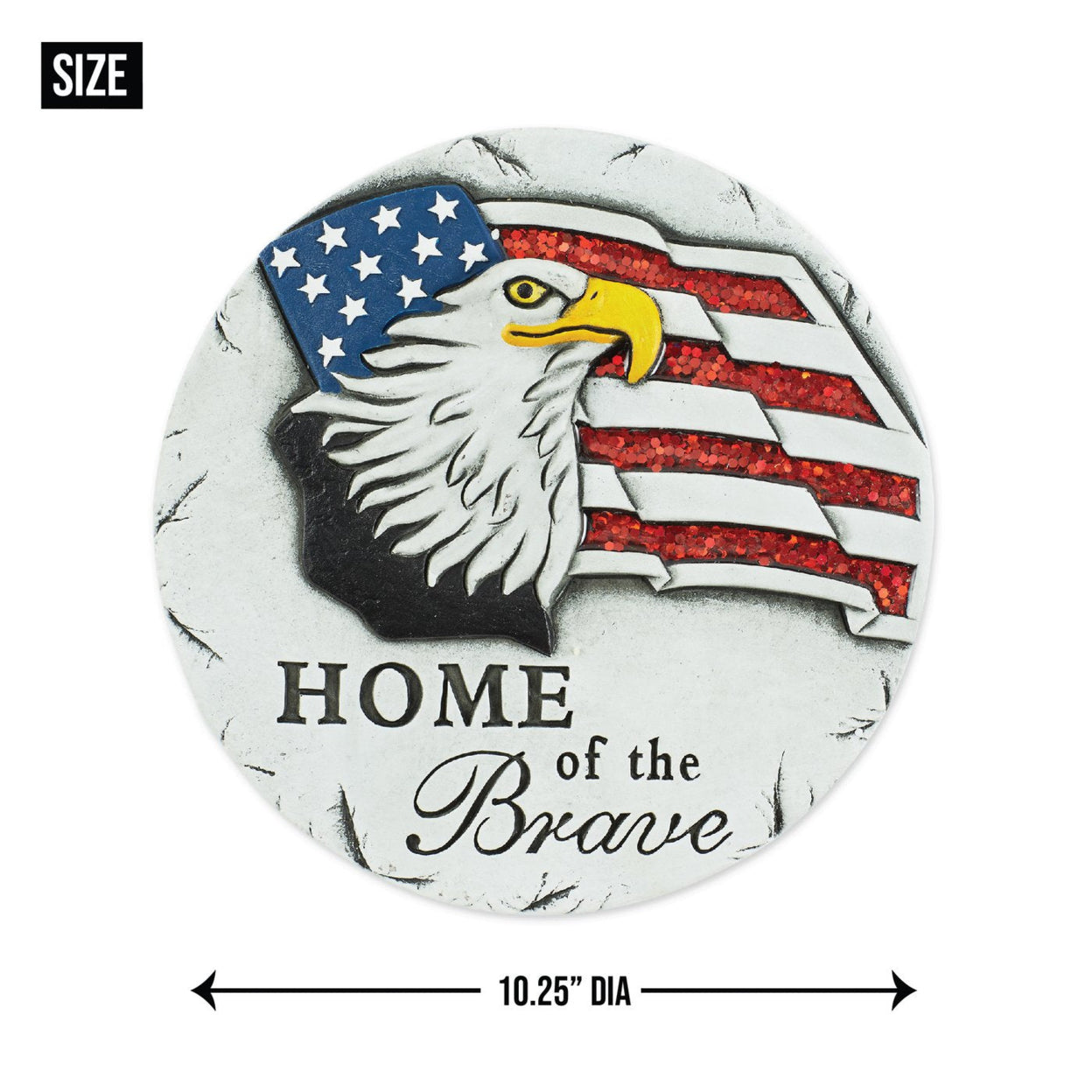 Home of the Brave Decorative Stepping Stone