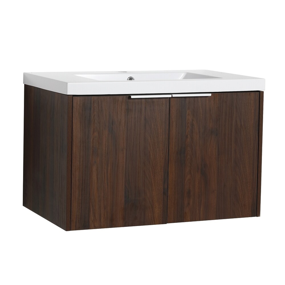 Modern Soft Close Bathroom Vanity with Spacious Storage Space and Ergonomic Design for Small Bathrooms   30 Inch