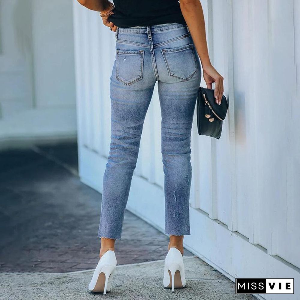 Women Mid-Rise Slim Jeans