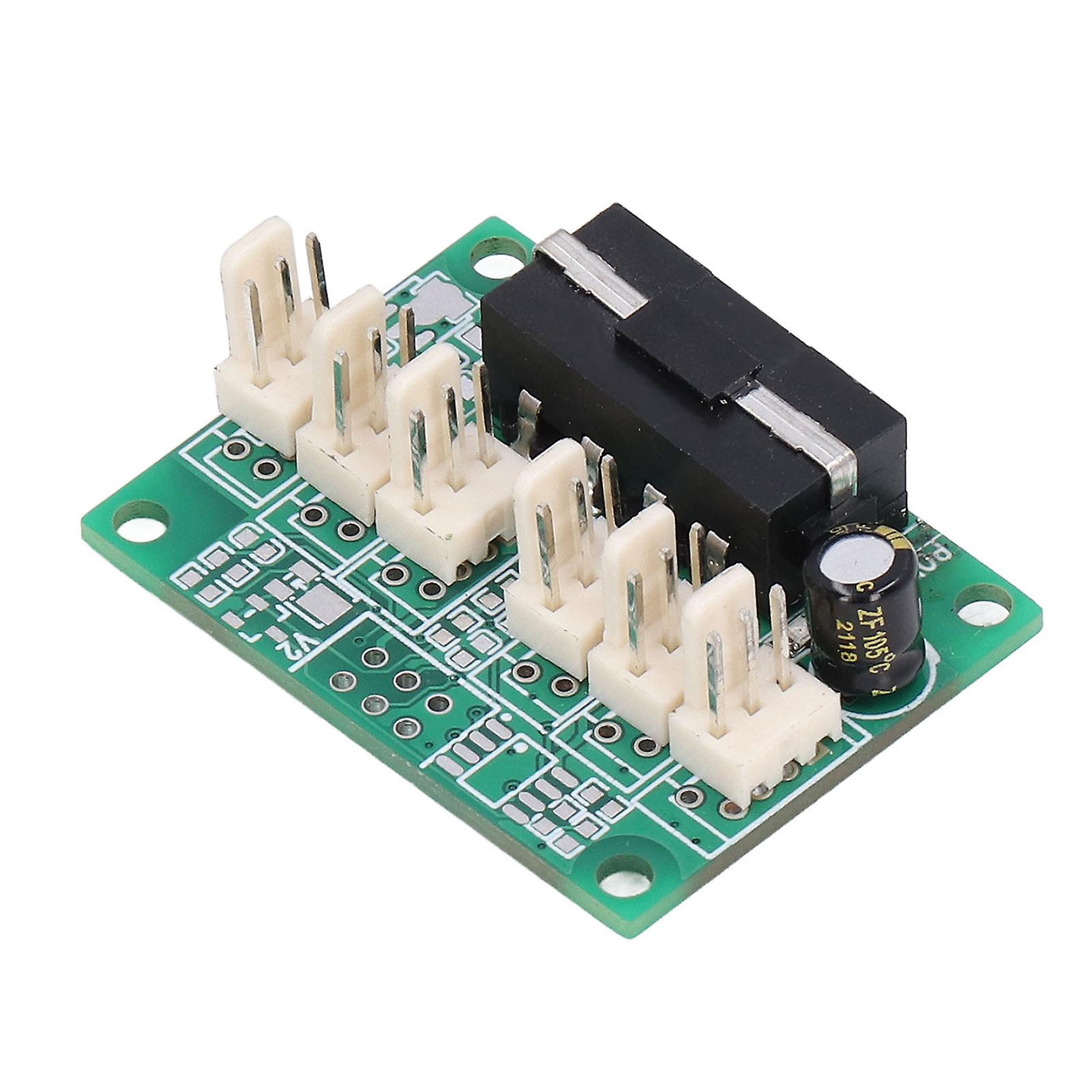 Fan Hub Adjustable Speed 2k50khz Adjustable 3pin 2510 12v Fan Controller For Computer Industrial Case