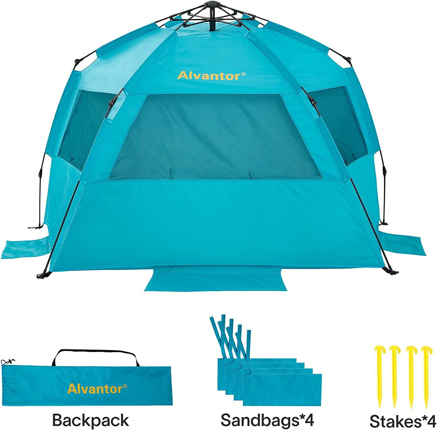 Alvantor Beach Tent Sun Shelter Automatic Large Canopy