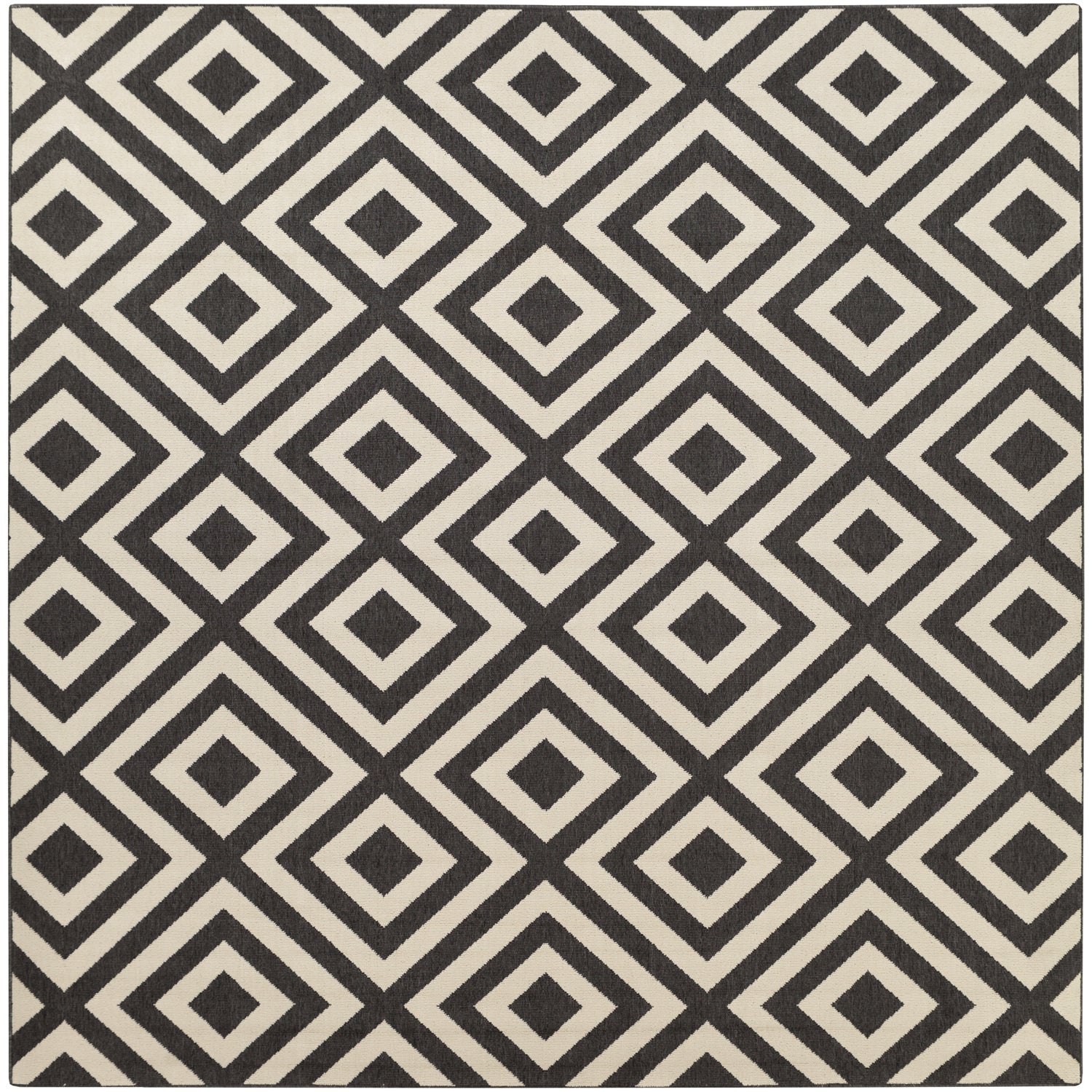 Alfresco Beige & Black Rug