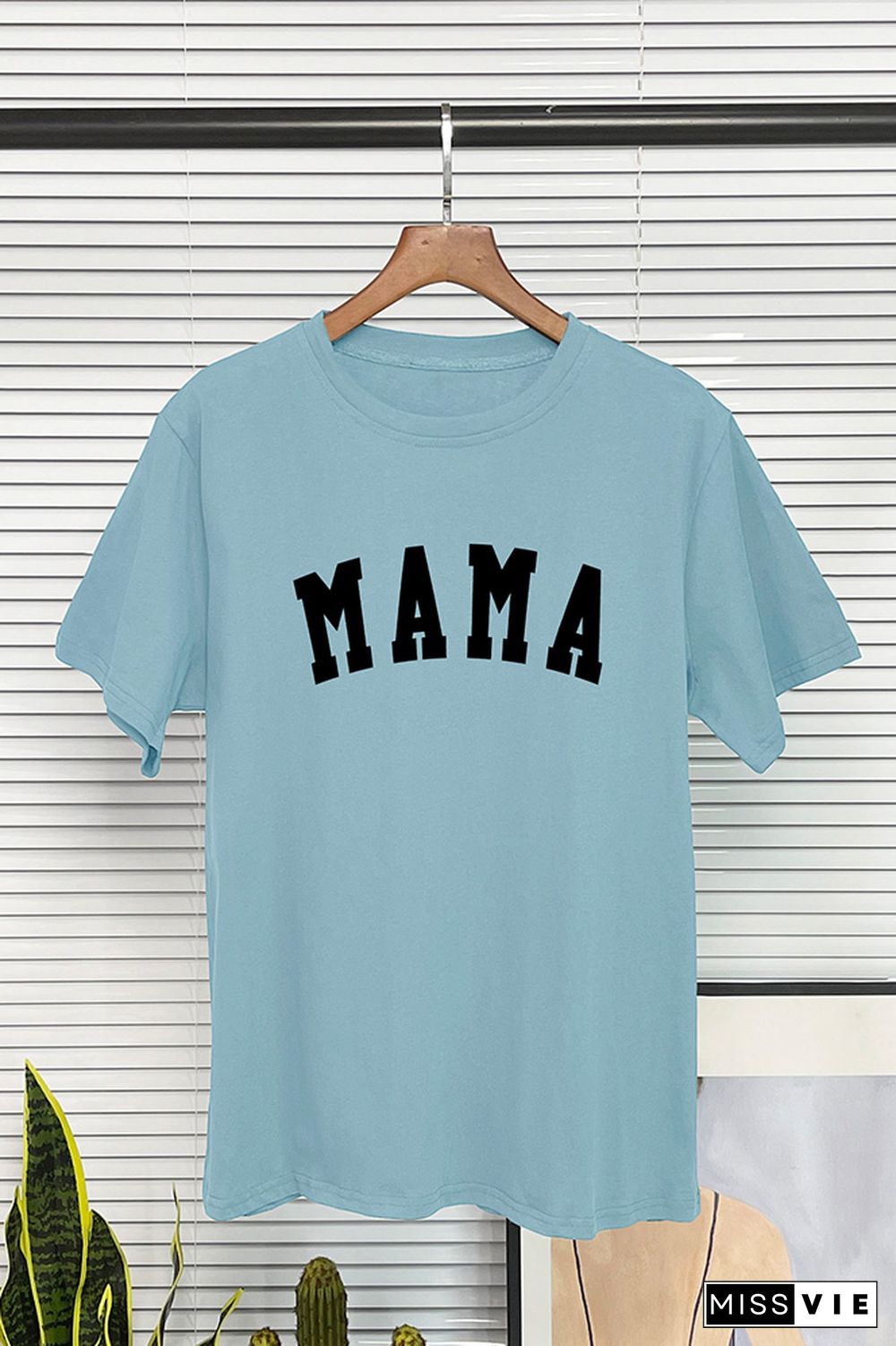 Mama Print Oversize Graphic Tee