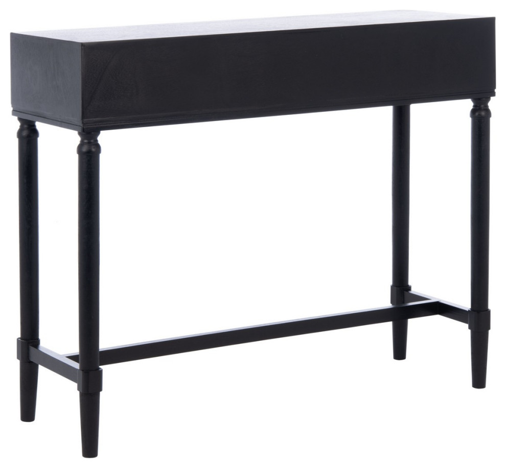 Grace 2 Drawer Console Table Black   Modern   Console Tables   by Virgil Stanis Design  Houzz