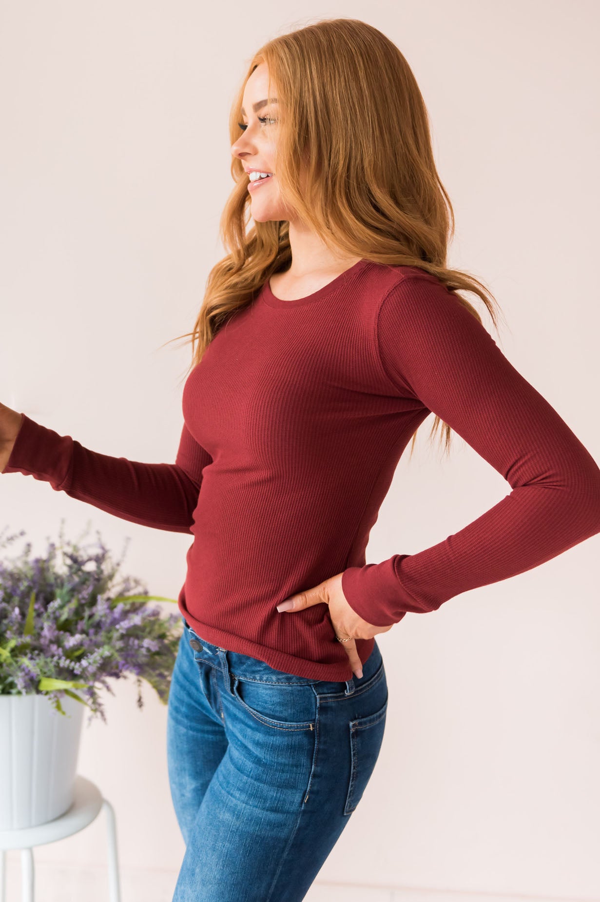 Warm Embrace Modest Thermal Top