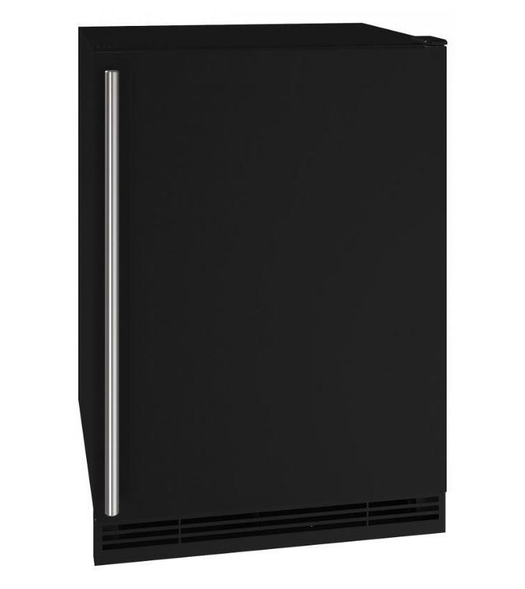 U-Line 1 Class 24-Inch Black Solid Refrigerator