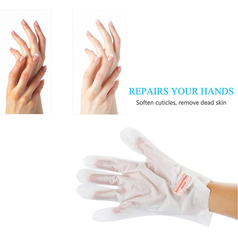 5 Pairs Hand Mask File Moisturizing Gloves Skin Care Hand Smoothing Whitening Anti-wrinkle