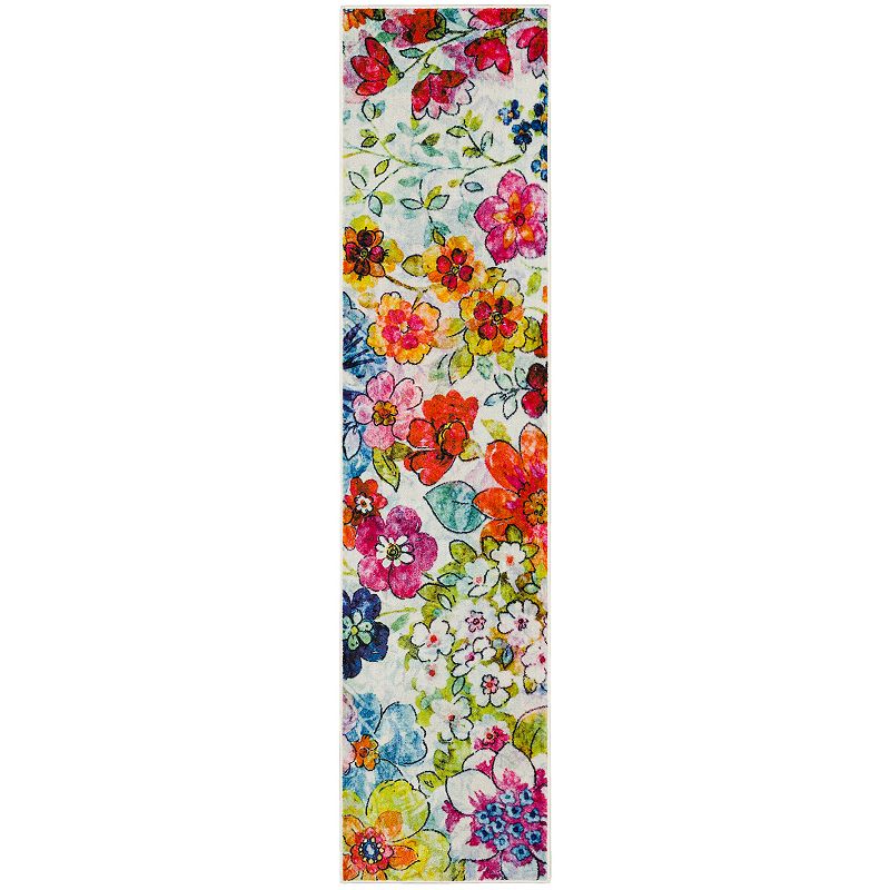 Mohawk® Home Prismatic Blossoms Rainbow Recycled EverStrand Area Rug