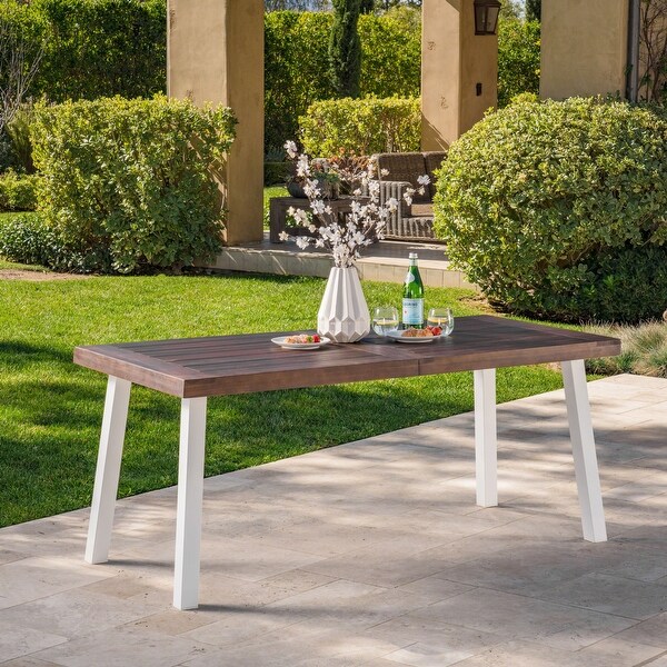 Della Acacia Wood Dining Table