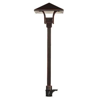 Hampton Bay 4.5-Watt Oil Rubbed Bronze Outdoor Integrated LED Landscape Path Light (8-Pack) JPV1501L-2-8PK