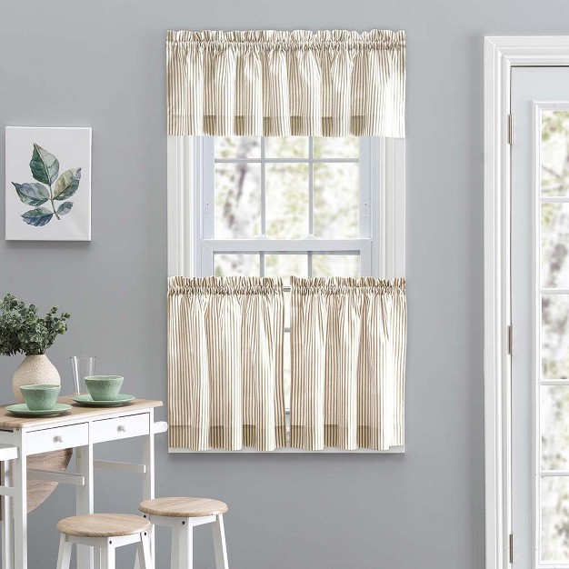 Rod Pocket Tailored Valance 58 quot X 15 quot Tan