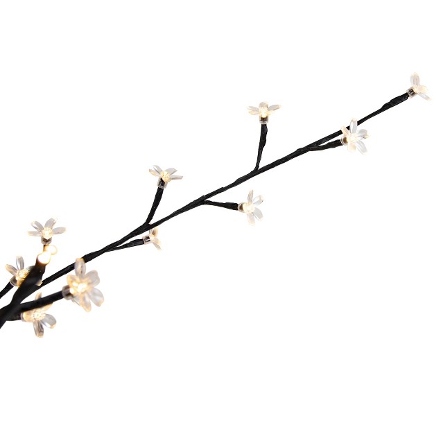 Northlight 4' Led Lighted Sakura Cherry Blossom Artificial Flower Tree - Warm White Lights