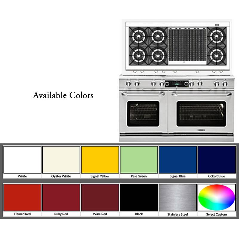 Capital 60-inch Freestanding Dual-Fuel Range COB604BB2-L