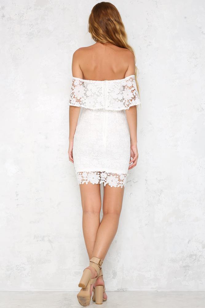 Lost In Translation Dress White