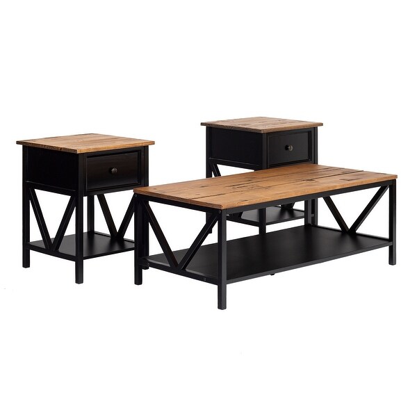 Middlebrook 3-Piece Distressed Table Set