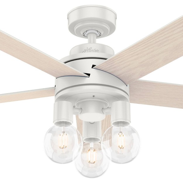 Hardwick Ceiling Fan With Remote includes Led Light Bulb Hunter Fan