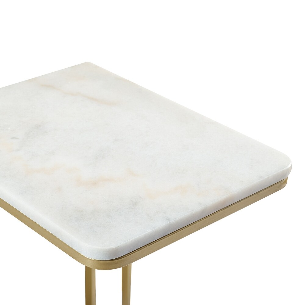 SEI Furniture Fuller Marble C Table