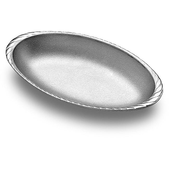 Wilton Armetale Grillware 13-inch Medium Oval Au Gratin