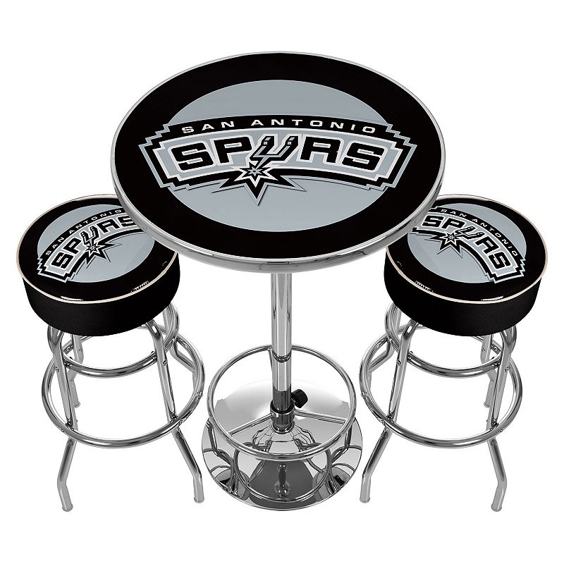 San Antonio Spurs Ultimate Gameroom Combo 3-pc. Pub Table and Stool Set