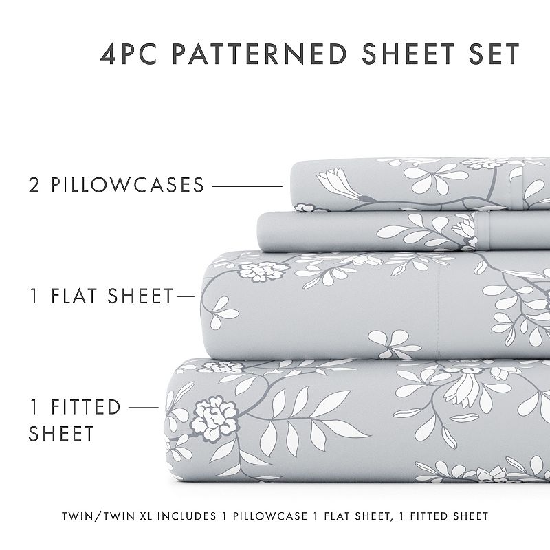 Home Collection Floral Sheet Set