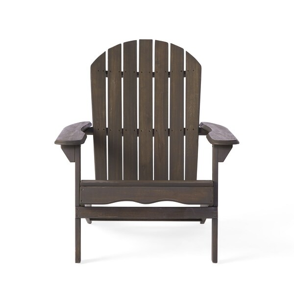 Hanlee Acacia Wood Folding Adirondack Chair by Christopher Knight Home