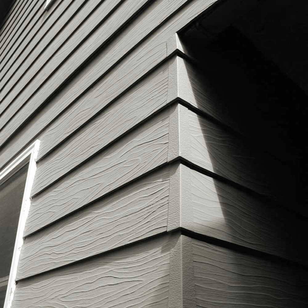 Gibraltar Building Products 7.5 in. Tall x 1.75 in. Woodgrain Aluminum Primed XL Siding Corner Moulding 2108XL-W-10